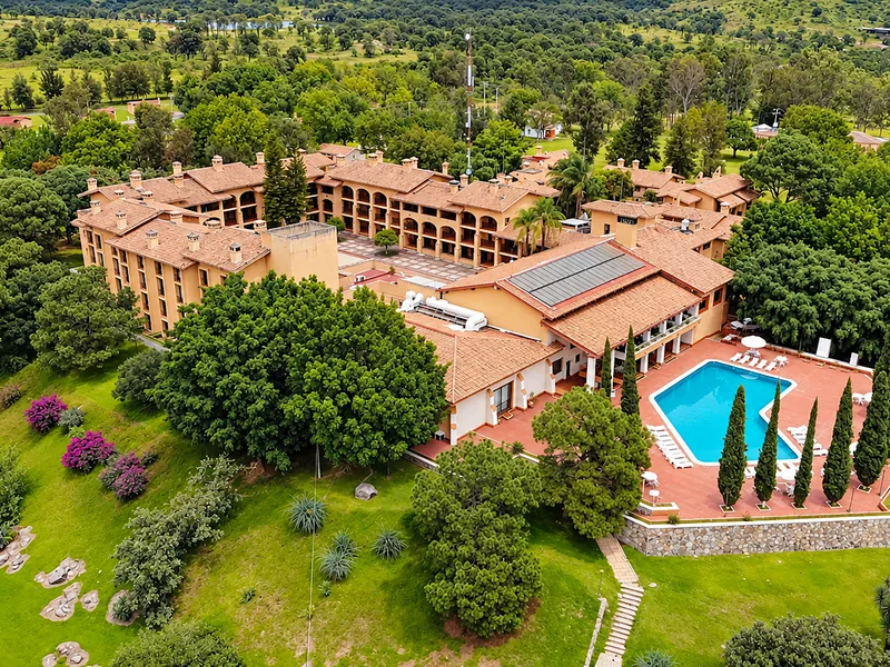 Vista aérea del hotel — Hotel Primavera