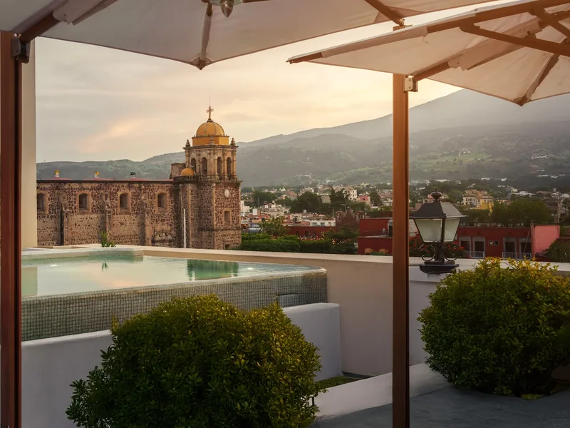 Terraza del hotel — Hotel Solar de las Ánimas, Tequila, Jalisco