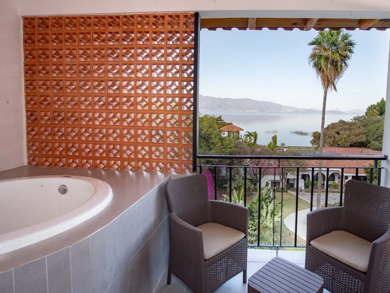 Terraza de habitación — Hotel Rivera de Moras