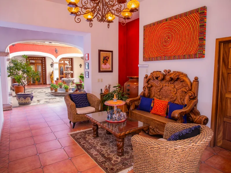 Vestíbulo del hotel — Casa Morales Hotel Boutique Tlaquepaque