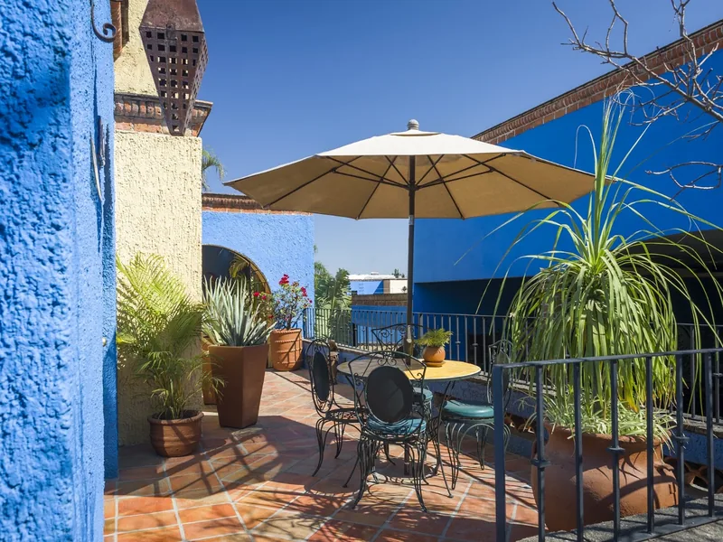 Terraza del hotel — Hotel La Villa del Ensueño