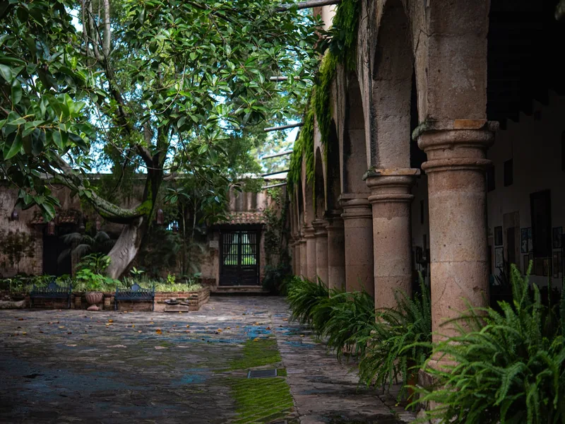 Patio interior — Hacienda El Carmen